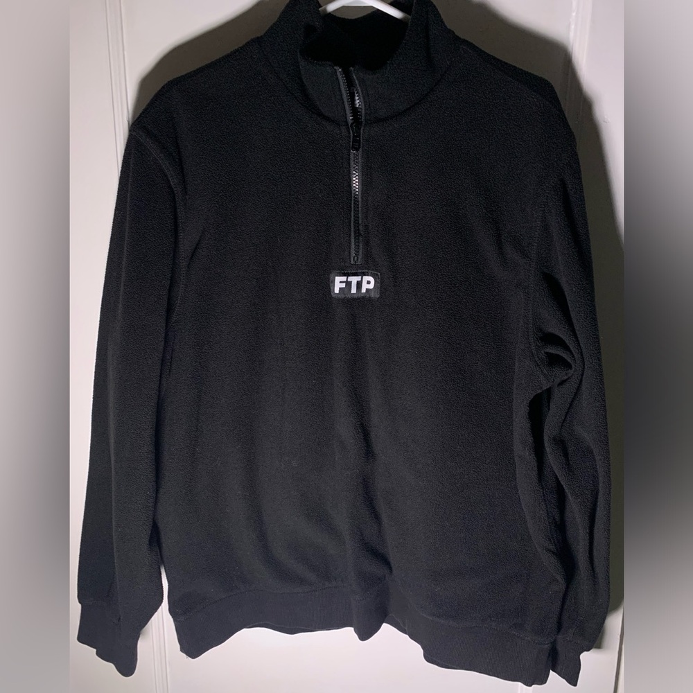 FTP logo quarter zip Sherpa